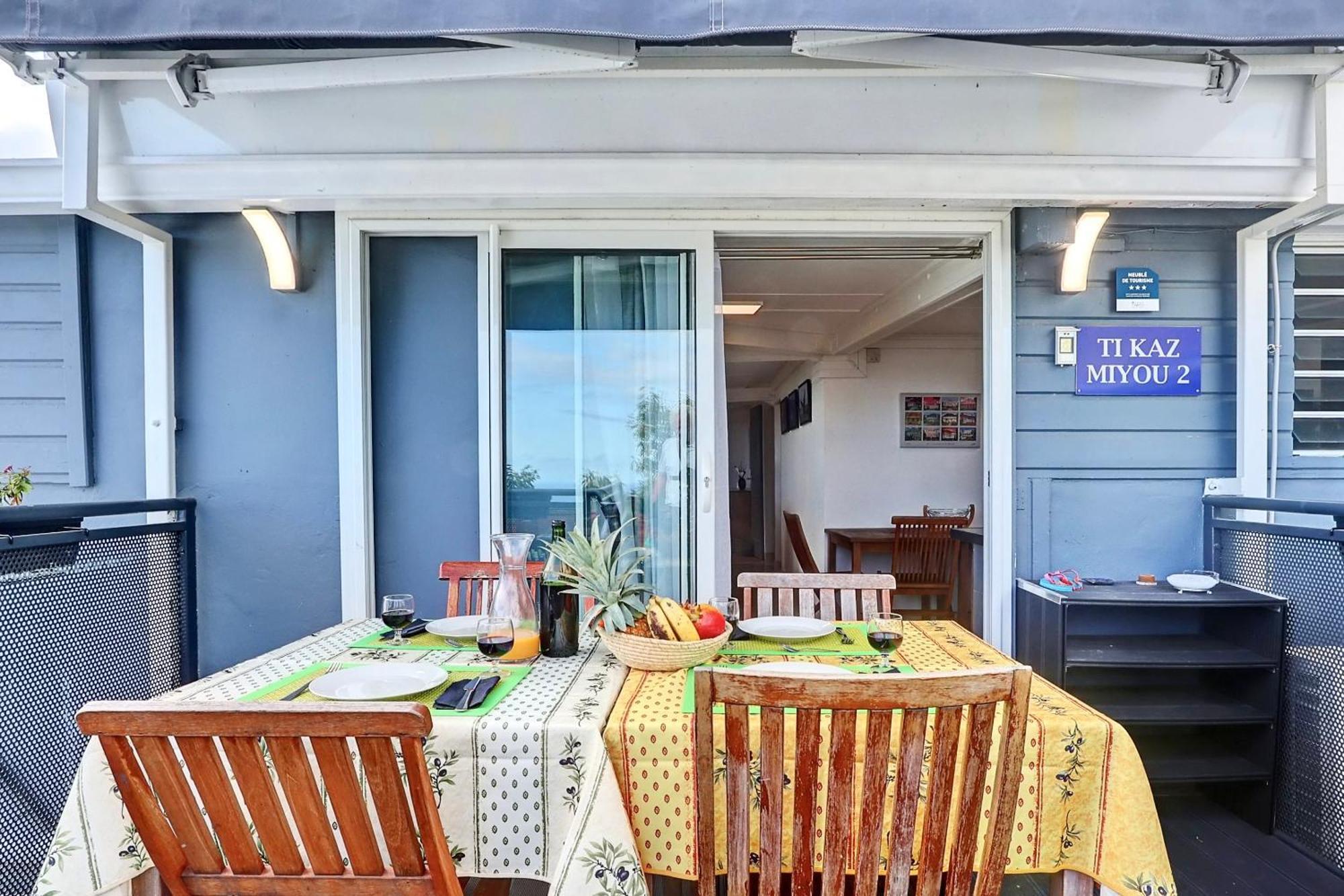 Appartement 3 Etoiles Sauna Vue Superbe Ti Kaz Miyou 2 La Possession Eksteriør bilde